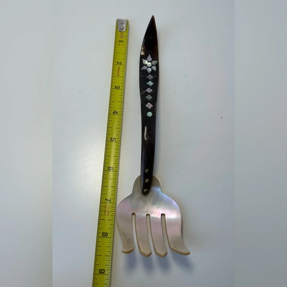 Decorative Black and‎ Silver Fork